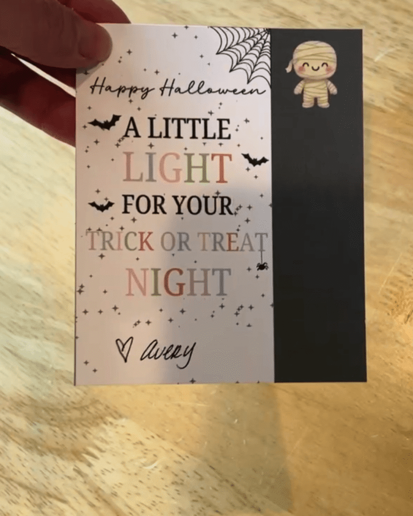personalized Halloween printable
